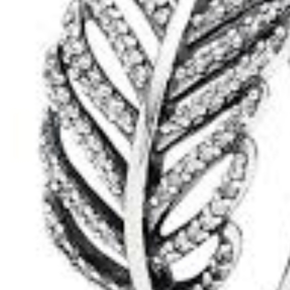 PANDORA Light as a Feather Clear CZ Ring Size 50 - Picture 2 of 15